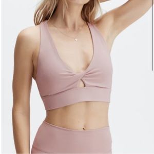 Light pink/purple Fabletics Sports bra.